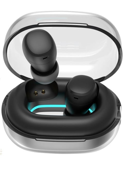 Y9 Mini Small Bluetooth Earplugs Invisible Wireless Suitable for Small Ear Canals Low-key Minimum Sleep Micro Invisible Earplugs Small Ears Waterproof, Ultra-long Battery Life, Call Function, Voice Control, Support Music, Sleep Mode, E-sports Low Latency