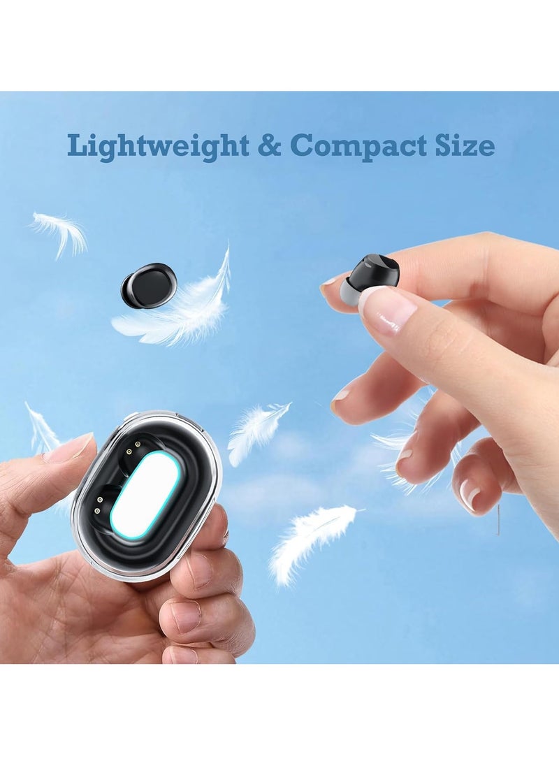 JBLTM Y9 Mini Small Bluetooth Earplugs Invisible Wireless Suitable for Small Ear Canals Low-key Minimum Sleep Micro Invisible Earplugs Small Ears Waterproof, Ultra-long Battery Life, Call Function, Voice Control, Support Music, Sleep Mode, E-sports Low Latency  - Image 5