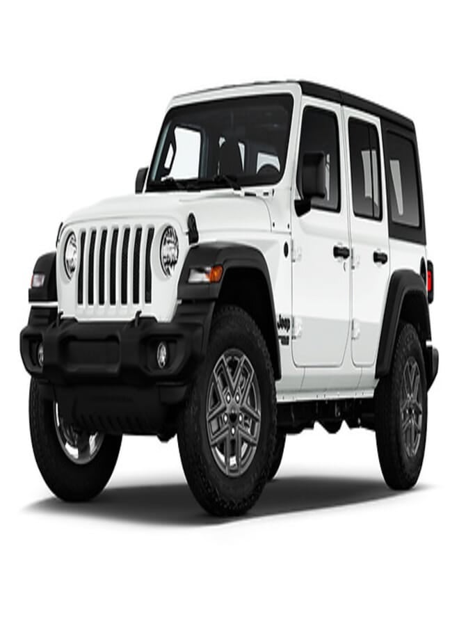 car Cover 2 Layers for Jeep Wrangler Unlimited Sport S SUV 2024  Waterproof, UV, Dustproof, Outdoor Convertible Cover (Two years warranty) - Image 1