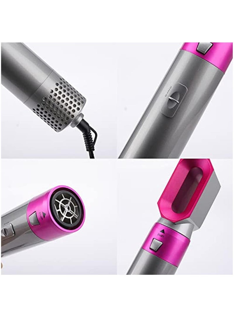 ELTRAZONE 5 in 1 Curling Wand Set Fast Heating Hot Air Comb Dual-Purpose Curling Straightener Iron Automatic Curling Iron for Multiple Hair Types and Styles Gift for Girls Women - Image 2