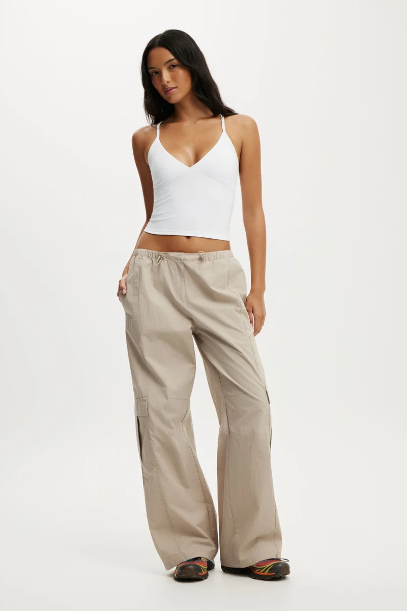 WOVEN POCKET PANT