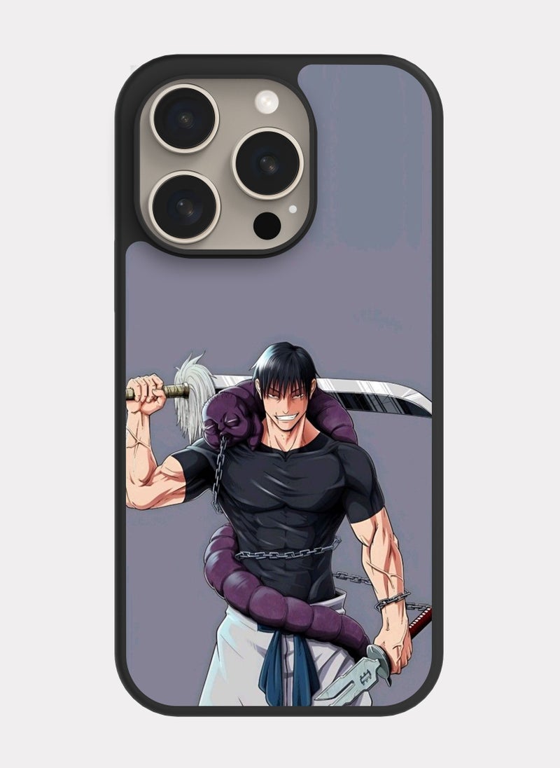 PXLAAT iPhone 15 Pro case cover Jujutsu Kaisen Toji  - Image 1