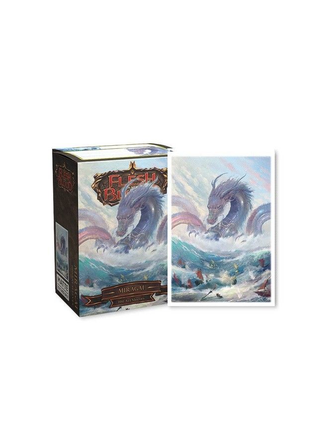 Arcane Tinmen Dragon Shield Sleeves Flesh And Blood: Miragai 100 Ct Mtg Card Sleeves Are Smooth & Tough Compatible With Pokemon & Magic The Gathering Card Sleeves - Image 3