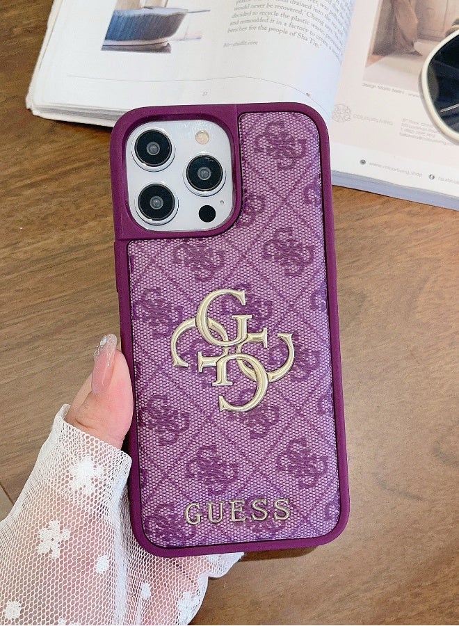 GUESS IPhone 16 Pro Max cover, with a logo and a leather design approved by the global brand Guess  - Image 3