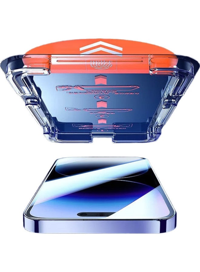 Koolife [Two Pieces] Iphone 15 Plus/16 Plus Screen Protector, Tempered Glass Film For Iphone 15 Plus/16 Plus, Protective Film, Easy Application, Dust-Proof, Earpiece Protection, Full Screen, Ultra-Thin, High-Definition - Image 1