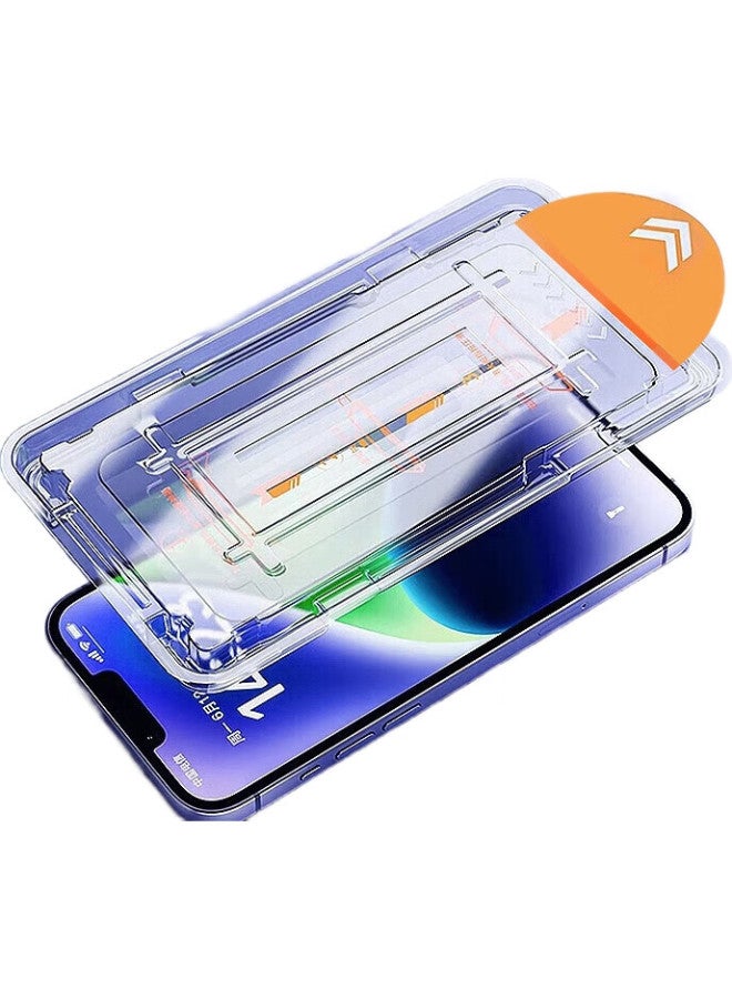 Koolife [Two Pieces] Iphone 15 Plus/16 Plus Screen Protector, Tempered Glass Film For Iphone 15 Plus/16 Plus, Protective Film, Easy Application, Dust-Proof, Earpiece Protection, Full Screen, Ultra-Thin, High-Definition - Image 2