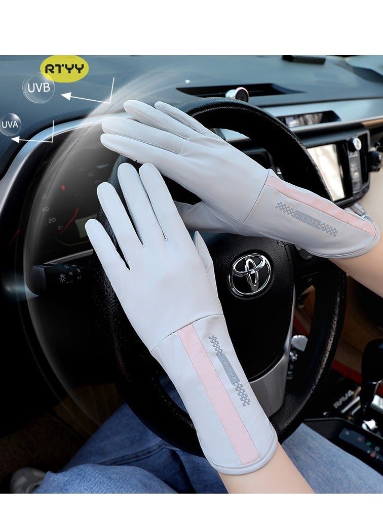 RTYY Women's Gloves Driving Gloves Non-slip Sun Protection Summer UV Protection Sports Gloves - Image 1