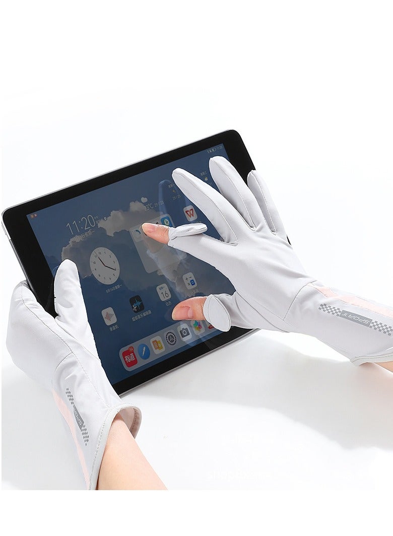 RTYY Women's Gloves Driving Gloves Non-slip Sun Protection Summer UV Protection Sports Gloves - Image 3