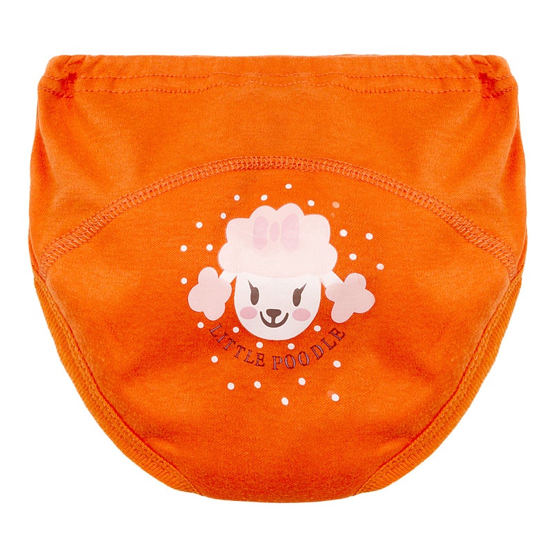 Creative cartoon four layer learning pants, children's training pants, baby diaper underwear, baby breathable cloth diaper pants, 110a sheep 100 #/95CM/14KG - Image 1