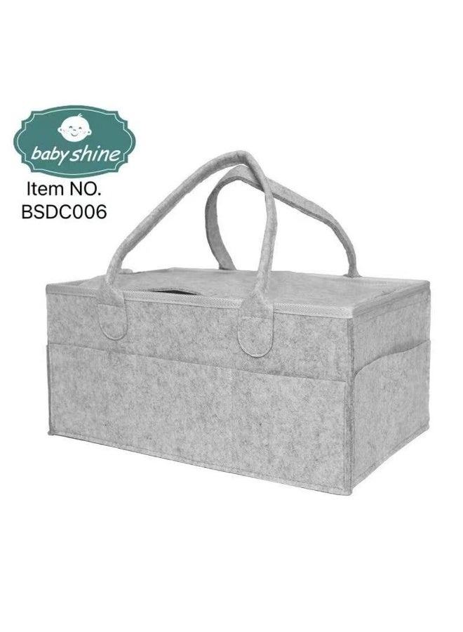 BABY SHINE Baby Essentials Organizer Bag – Multi-Functional Caddy with Comfortable Handle - Image 2