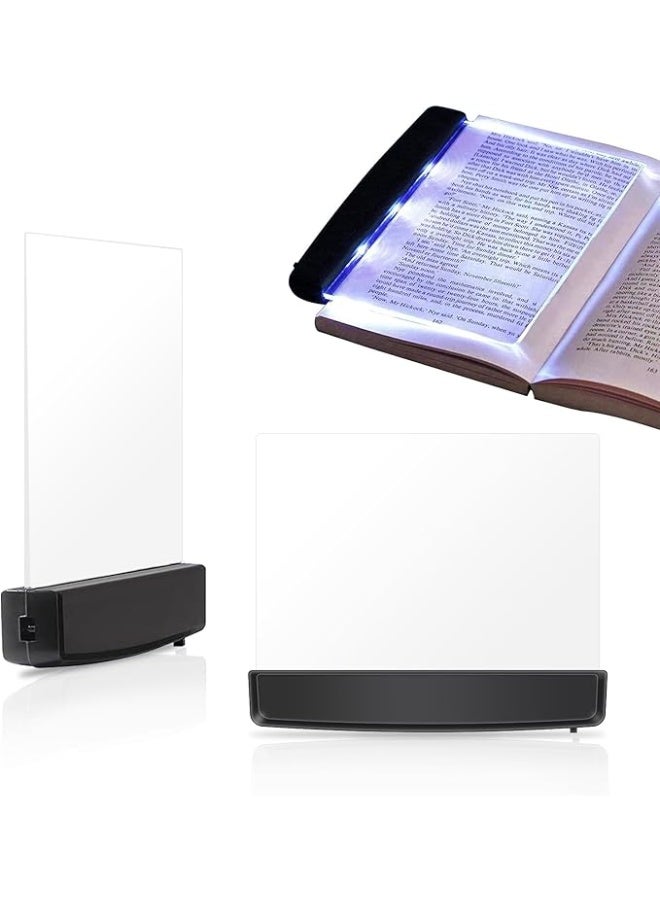 Book Light, Clear Panel for Night Reading, Slim and Portable Design with Long Battery Life, Perfect for Bed, Travel, Study, 17x14.5cm. - Image 3