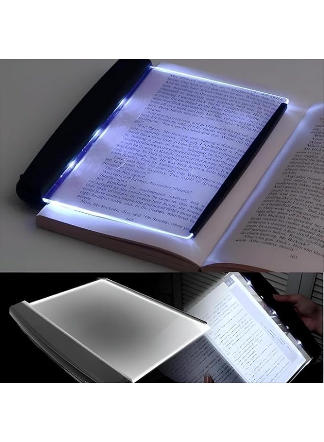 Book Light, Clear Panel for Night Reading, Slim and Portable Design with Long Battery Life, Perfect for Bed, Travel, Study, 17x14.5cm. - Image 5