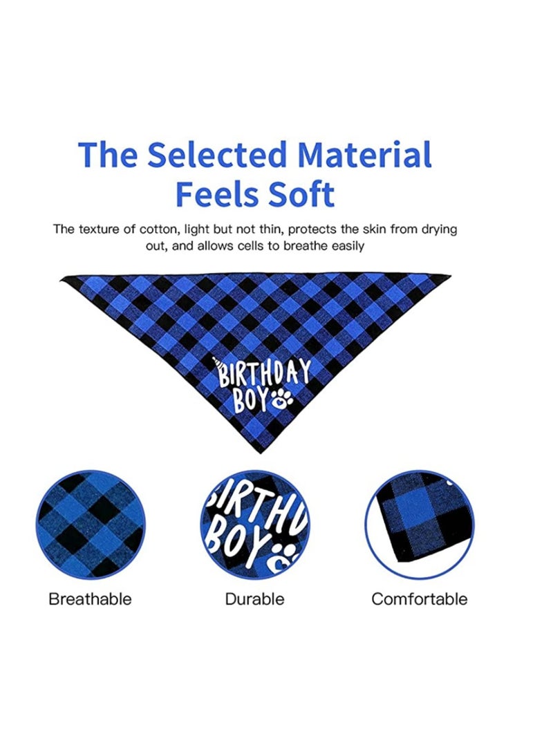 Dog Birthday Party Supplies Pet Birthday Triangle Scarf Party Supplies Decorations - Image 3