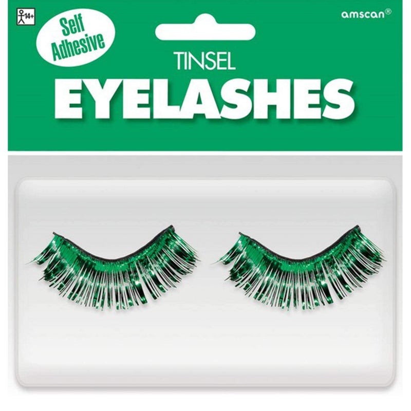 Amscan Blue Synthetic Tinsel Eyelashes 5 x 1 1 Pair Lightweight Easy to Apply SelfAdhesive Lashes Perfect Costume Accessory - Image 4