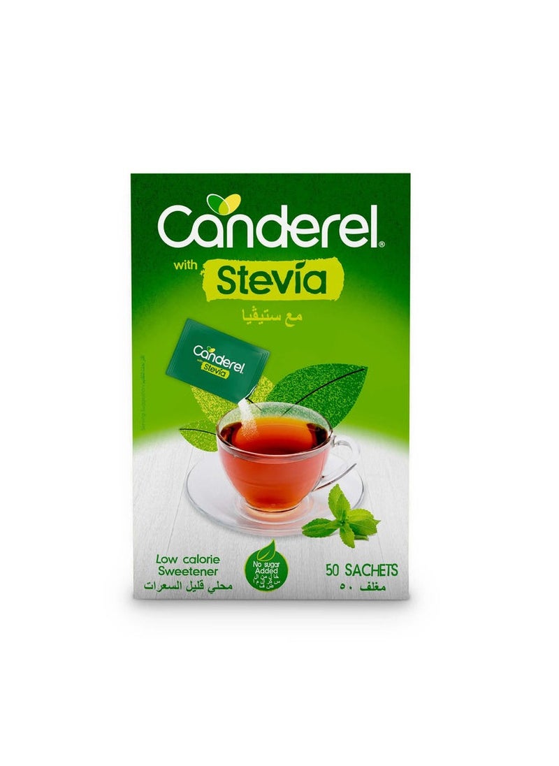 Canderel Stevia Sweetener 50 Sachet 100 G  - Image 1