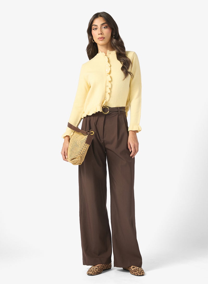 ايلا كارديجان بحافة مكشكشة للأطفال - Image 4