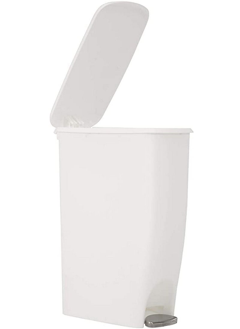 Step On Lid Slim Trash Can 11.3 Gallon