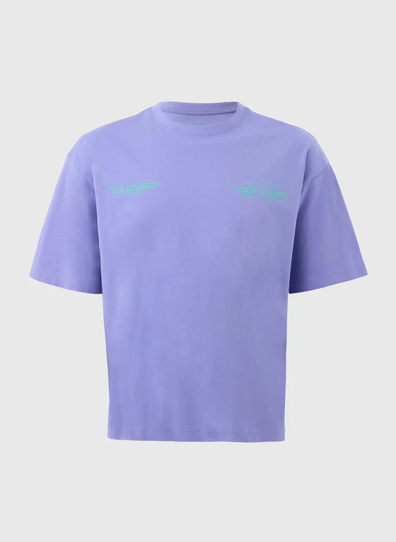 Matalan Purple Editions Club Lounge T-Shirt