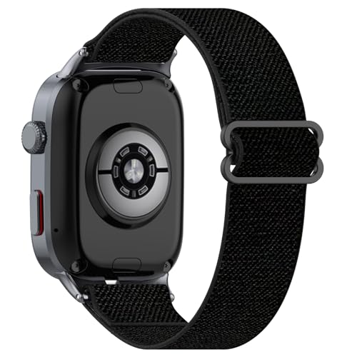 AWADUO Compatible with Huawei Watch D2 Replacement Band Nylon Wrist Conjoined Strap Bracelet Soft And Durable with Quick Release Smartwatch Accessorie(Black) - Image 2