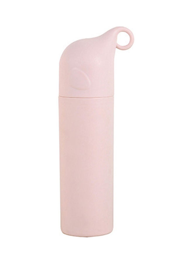 NIBEMINENT Portable Student Double Layer Water Bottle Pink - Image 1