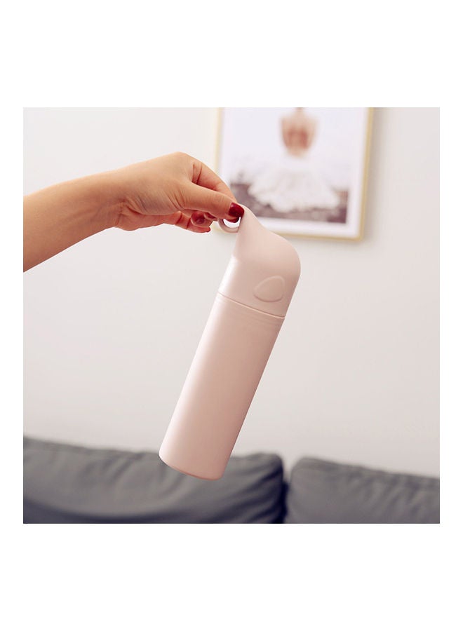 NIBEMINENT Portable Student Double Layer Water Bottle Pink - Image 2