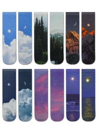 12PCS Book Markers, Scenery Magnetic Bookmarks for Women and Men, Magnet Bookmark Clips Book Marks for Reading, Aesthetic Bookmark for Writer Reader Learner - pzsku/Z65EFF58ABAD67222B352Z/45/_/1739173245/a1e8841f-a26d-475b-881e-9a89d81fe2cf