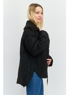BCBGeneration Women Onion Quilted Puffer Jacket, Black  - Image 2