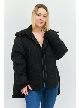 BCBGeneration Women Onion Quilted Puffer Jacket, Black  - Image 1