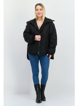 BCBGeneration Women Onion Quilted Puffer Jacket, Black  - Image 4