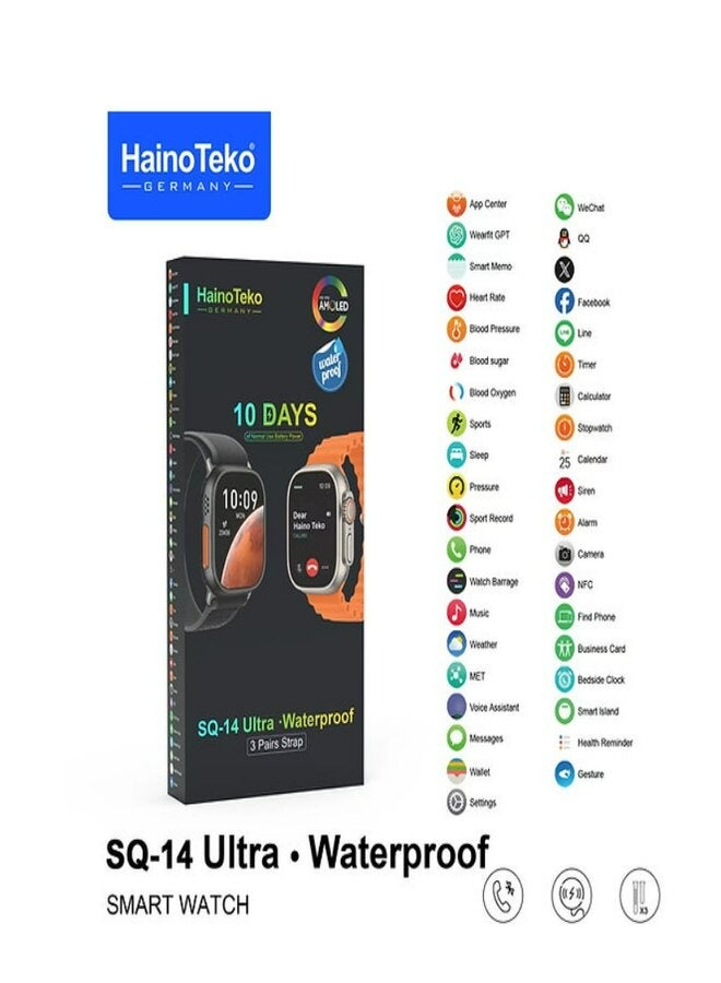 Haino Teko SQ-14 Ultra Waterproof 10 Days Charger Capacity Waterproof