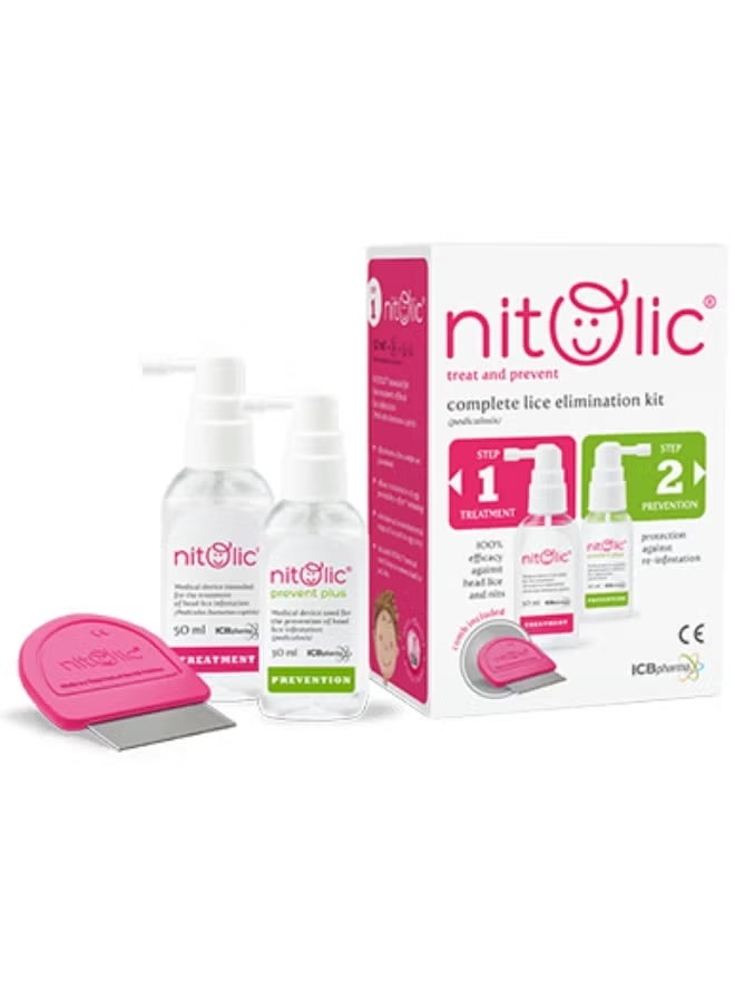 نيتوليك مجموعة نيتوليك منع القمل و للقضاء عليه  بالكامل - Image 2