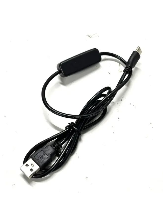 USB C Extension Cable With On Off Switch 1 Meter Black USB To USB C Adapter - Image 5