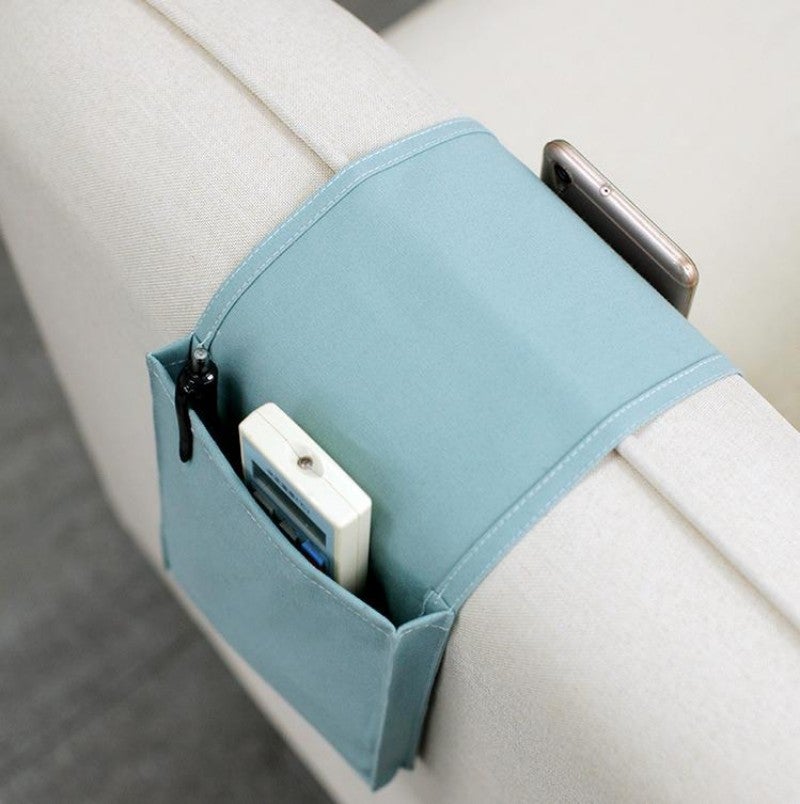Cotton Sofa Arm Storage Bag - Image 1