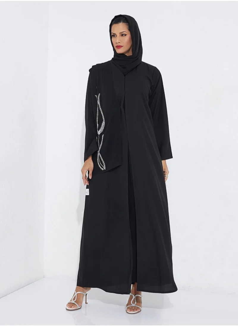 روزيت عباية تصميم الوشاح F67