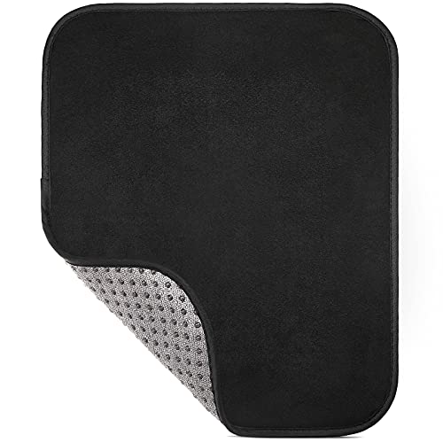 Aoriher Microfiber Bowling Towel 10 x 8 Inch Bowling Ball Cleaning Pad Rag for Cleaning BallsBlack