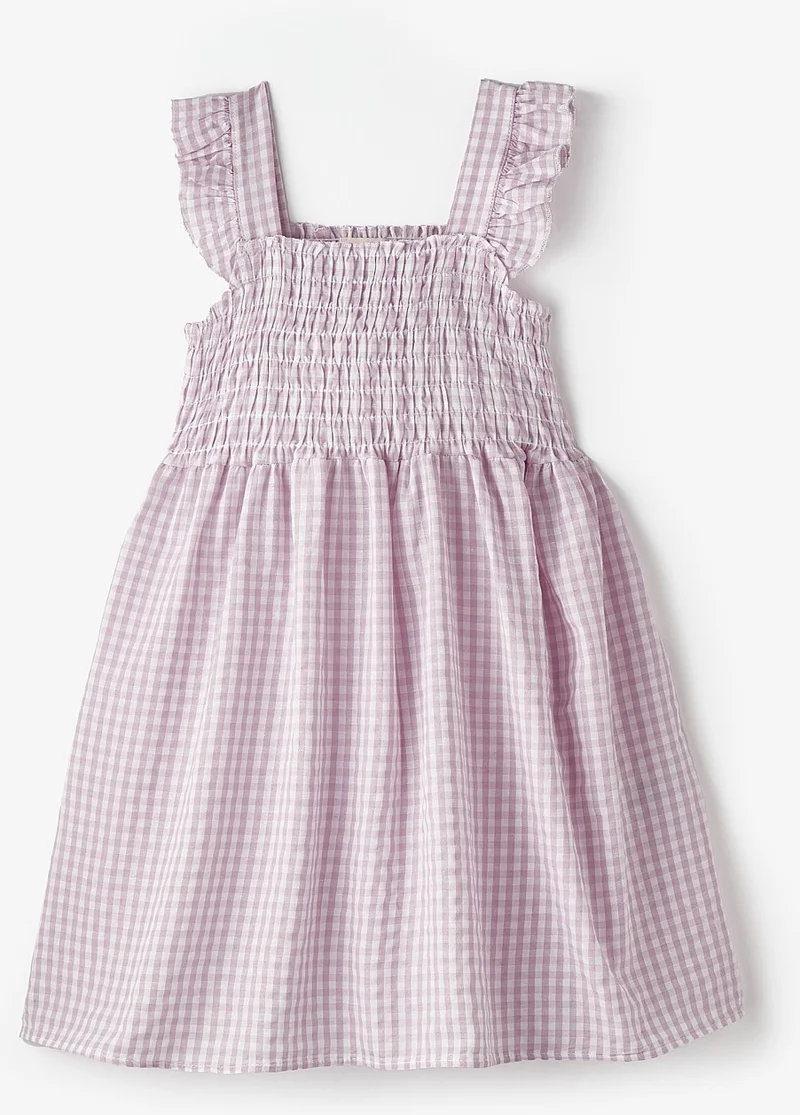 JUNE Plaid Baby Dress