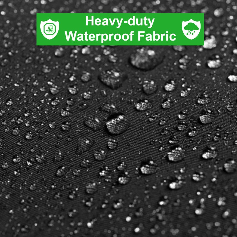 Capolo 55 Gallon Drum Cover Water Storage Barrel Cover Waterproof Outdoor Rain Barrel Cover Plastic Steel Barrel Water Collector Container Cover All Weather Protection with Drawstring, Black - Image 2