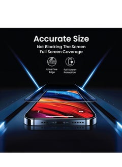 Brave iPhone 15 Pro Max 6.7-inch Screen Protector, Black Edge 9H Tempered Glass with 2.5D Curved Edges, Edge-to-Edge Full Coverage, Scratch Resistant, Anti-Fingerprint Coating, Ultra HD Clarity, Comes with Alignment Tray for Easy Installation, Bubble-Free, High Touch Response, Case Compatible Design  - Image 2