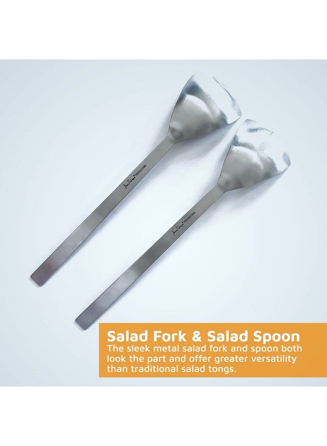 Jean-Patrique Large Wooden Salad Bowl Set - 10 Inch Salad Bowl With Serving Utensils - Brown Wooden Fruit Bowl - Salad Mixing Bowl With Spoon And Fork - Wood Bowl For Pasta, Cereal, Corn Flakes - Image 5