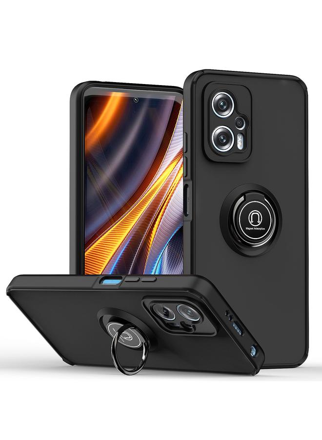 The Bros Case For Xiaomi Poco X4 GT Q Shadow 1 Series TPU + PC Phone Case with Ring Holder