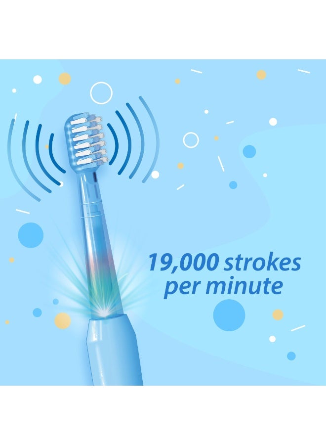 Dentoshine Sonic Plus Toothbrush Age 3+ -Blue - Image 2