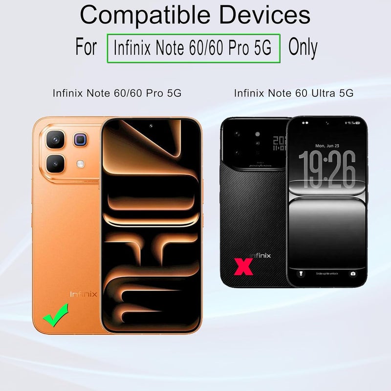 Ibywind for Infinix Note 60/60 Pro 5G Screen Protector,2-Pack,9H Hardness Tempered Glass with Camera Lens Protector,Easy Installation Tool,Bubble-Free,Fingerprint Unlock,Anti-Shatter,Anti-Scratch - Image 2