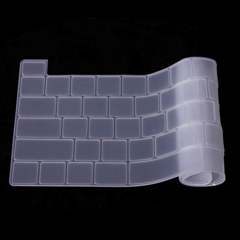 Oaky غطاء حماية لوحة المفاتيح متوافق مع ماك بوك برو 16 بوصة 2019-2020 إصدار نموذج A2141 غطاء سيليكون ناعم مقاوم للماء والغبار رقيق للغاية للوحة مفاتيح ماك بوك برو 16 بوصة - سيليكون شفاف - Image 4