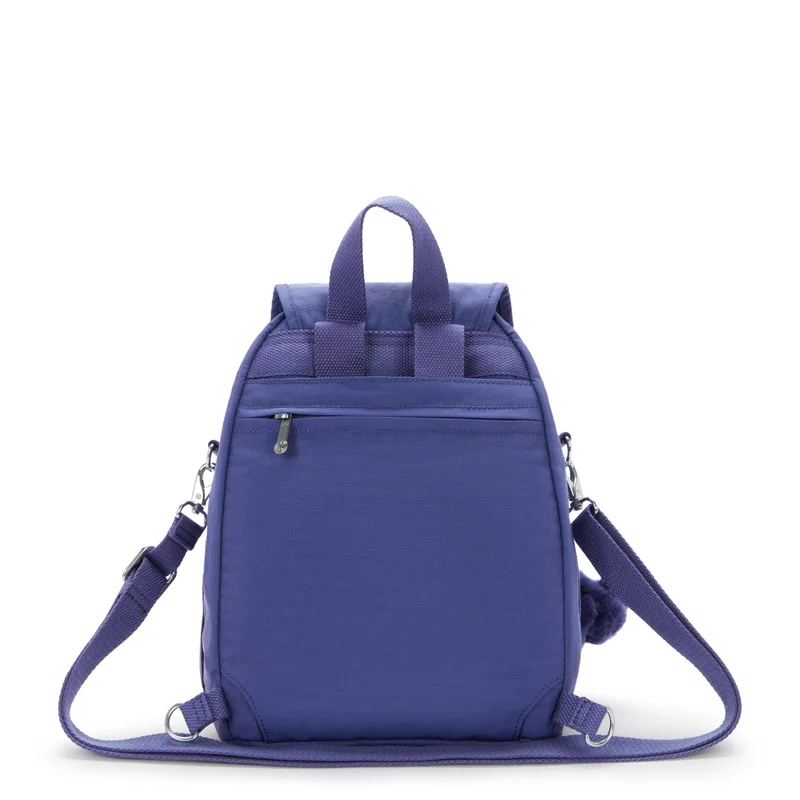 kipling Firefly Up Small Female Backpack (Convertible To Shoulderbag) - Ocean Blue
