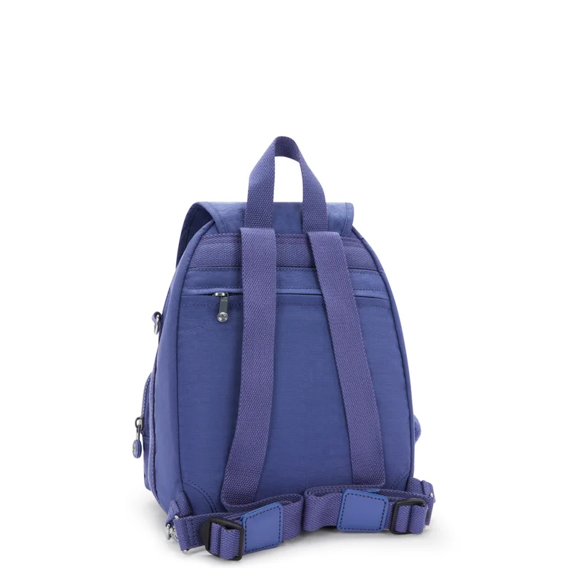kipling Firefly Up Small Female Backpack (Convertible To Shoulderbag) - Ocean Blue