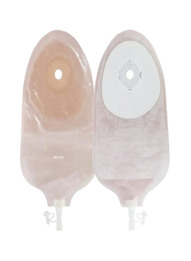 MED 1910 Stoma Care Urostomy Bag with Anti‑Backflow Valve - Cut‑to‑Fit 60 mm, Gentle Adhesive Pouch - HU160 (5) - Image 1