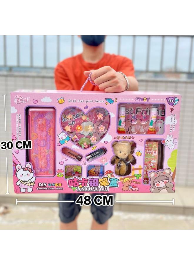 Bluejw Children's High-value Hand Book Cute Cartoon Quiet Book Creative Notebook Gift Suit Organization Wholesale - Image 1