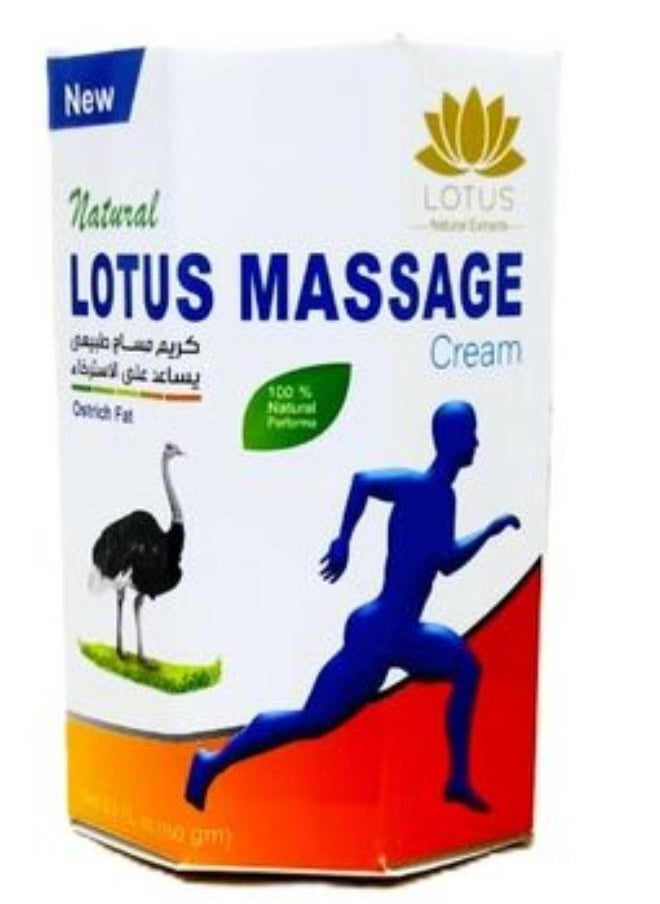 Lotus Natural Lotus Massage Cream  150 GM  - Image 1