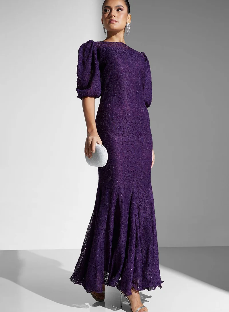 Khizana Lace Detail Dress