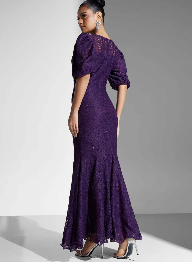 Khizana Lace Detail Dress